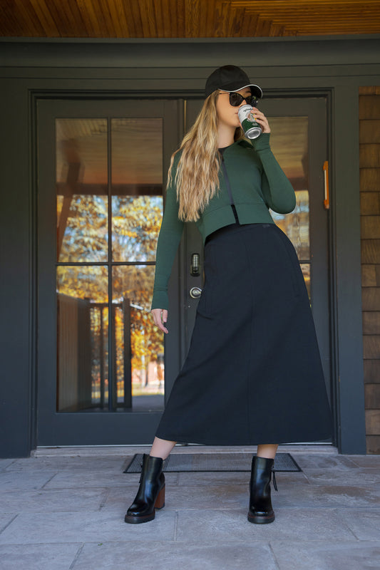 A-Line Skirt With Pockets
