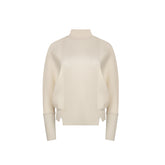 Knit Panel Scuba Top