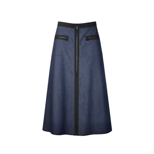 CENTER ZIP SKIRT