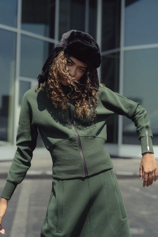 Highwaisted Zip Jacket