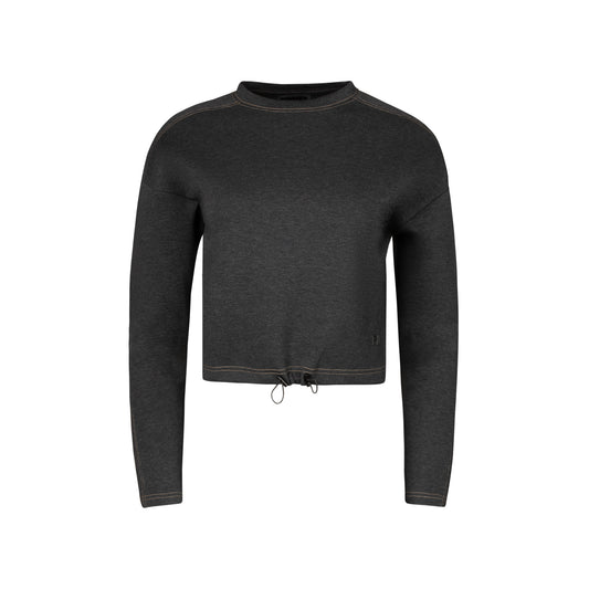 Cropped Top Stitched Top