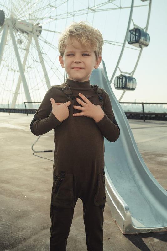 Boys Pocket Romper